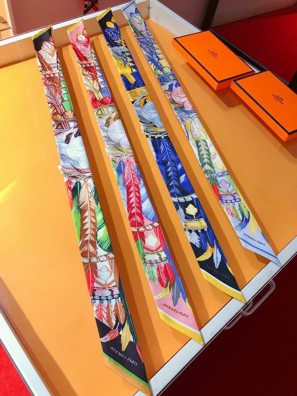 Hermes silk ribbon 5X86cm E051705